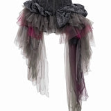 Blood Supply The Last Gift Of The Dead Irregular Layered Tulle Skirt