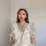 Get trendy with [August Unicorn] Angelic Aura Handmade Silk Outer Dress - Dresses available at Peiliee Shop. Grab yours for $198 today!