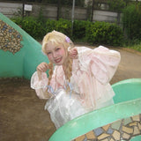 August Unicorn Doll Core Silk Blouse