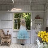 August Unicorn Cloud Ruffle Fairy Dress