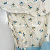 Get trendy with [Sweden Second Hand] French Doll House Floral Mini Dress -  available at Peiliee Shop. Grab yours for $40 today!