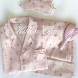 KittenClaw Pink Dream Cross Tencel Lyocell Pajama Set