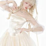 Get trendy with Ballerina Silver Angel Corset Dress -  available at Peiliee Shop. Grab yours for $59.90 today!