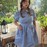 Blue Gingham Vintage 1997 Babydoll Dress