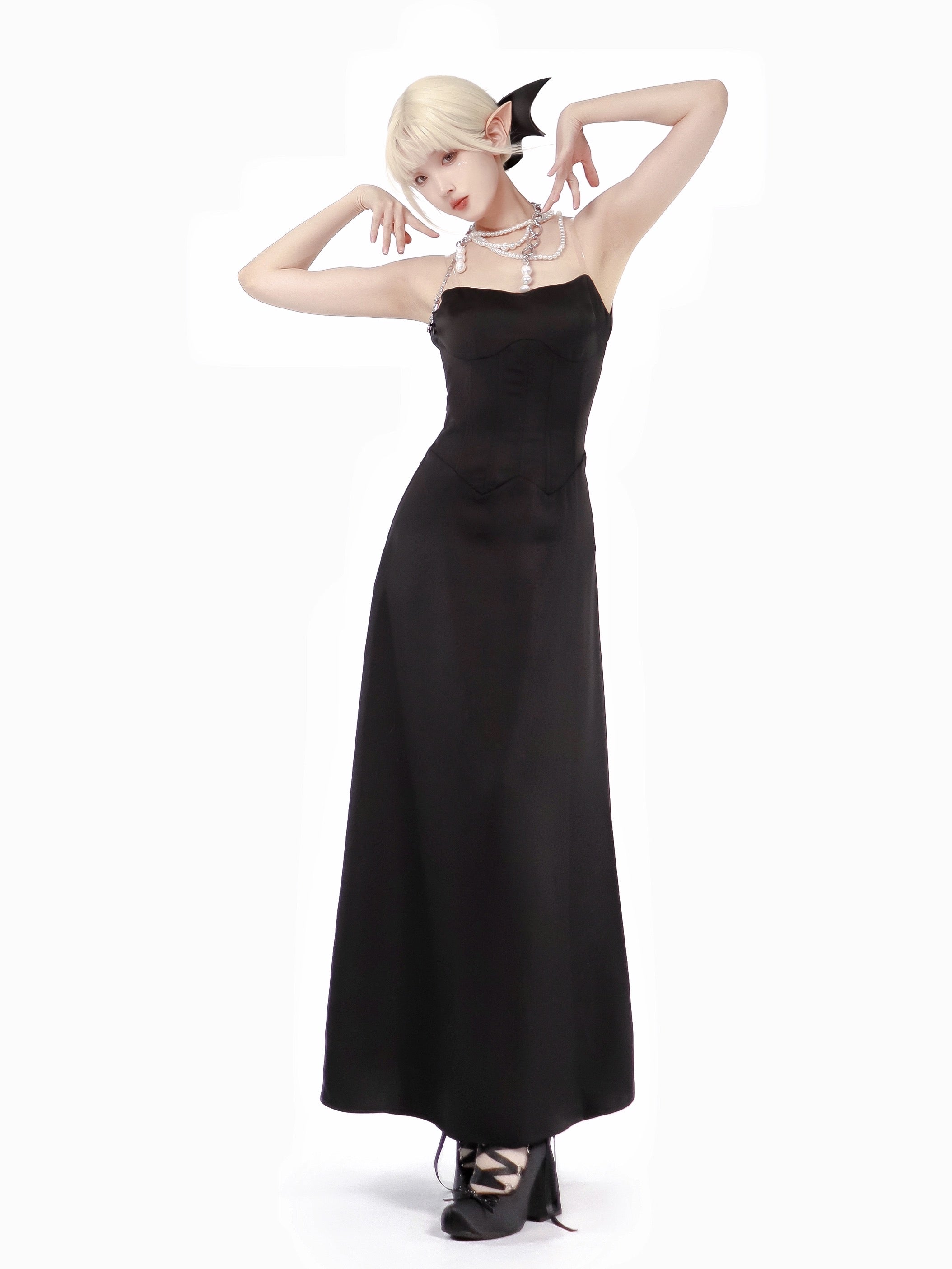 Get trendy with Dark Angel Evening Gown -  available at Peiliee Shop. Grab yours for $59.90 today!