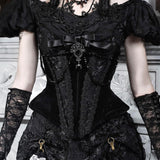 Blood Supply The Box Of Love God Velvet Corset