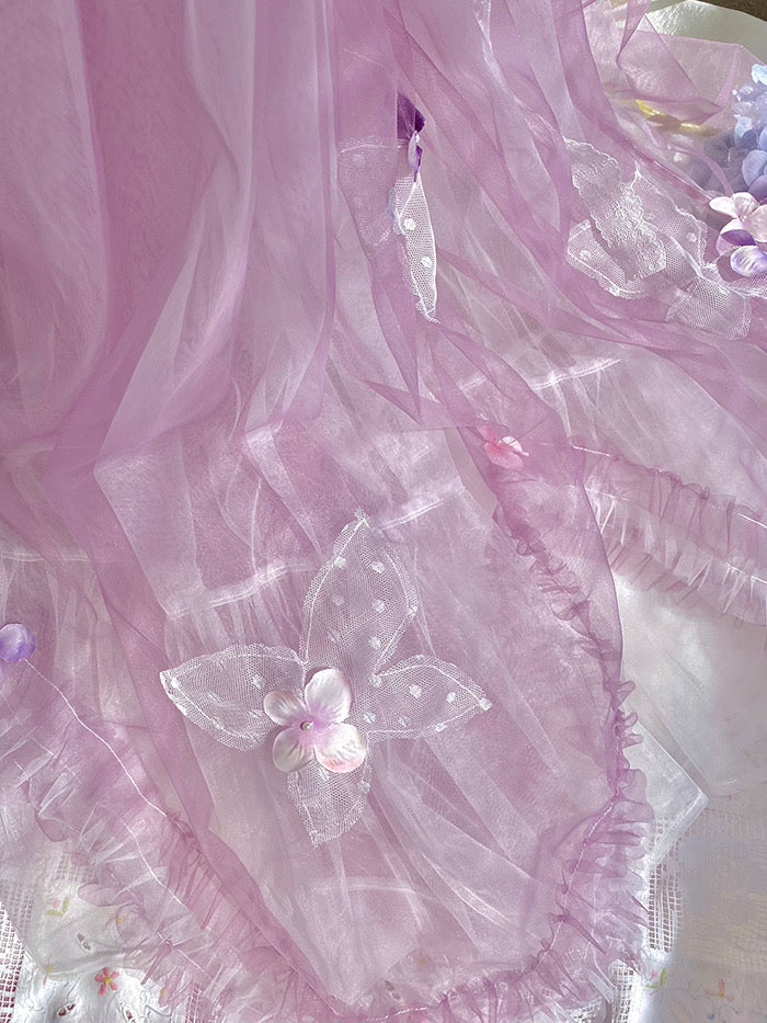 [August Unicorn] Handmade Flower Fairy Lavender Dress - Premium Dresses from August Unicorn - Just $195! Shop now at Peiliee Shop