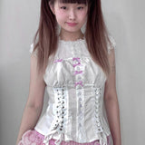 Get trendy with [Customized Hand Knitted] I’m the real doll hand knitted skirt or crop top -  available at Peiliee Shop. Grab yours for $76 today!