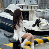 Get trendy with [Pacific Position] My Heart Is Full Of Dreams - Alpaca And Wool Sweater Set Christmas - Cardigan available at Peiliee Shop. Grab yours for $65 today!