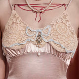 Blood Supply Pink Baroque Slip Dress