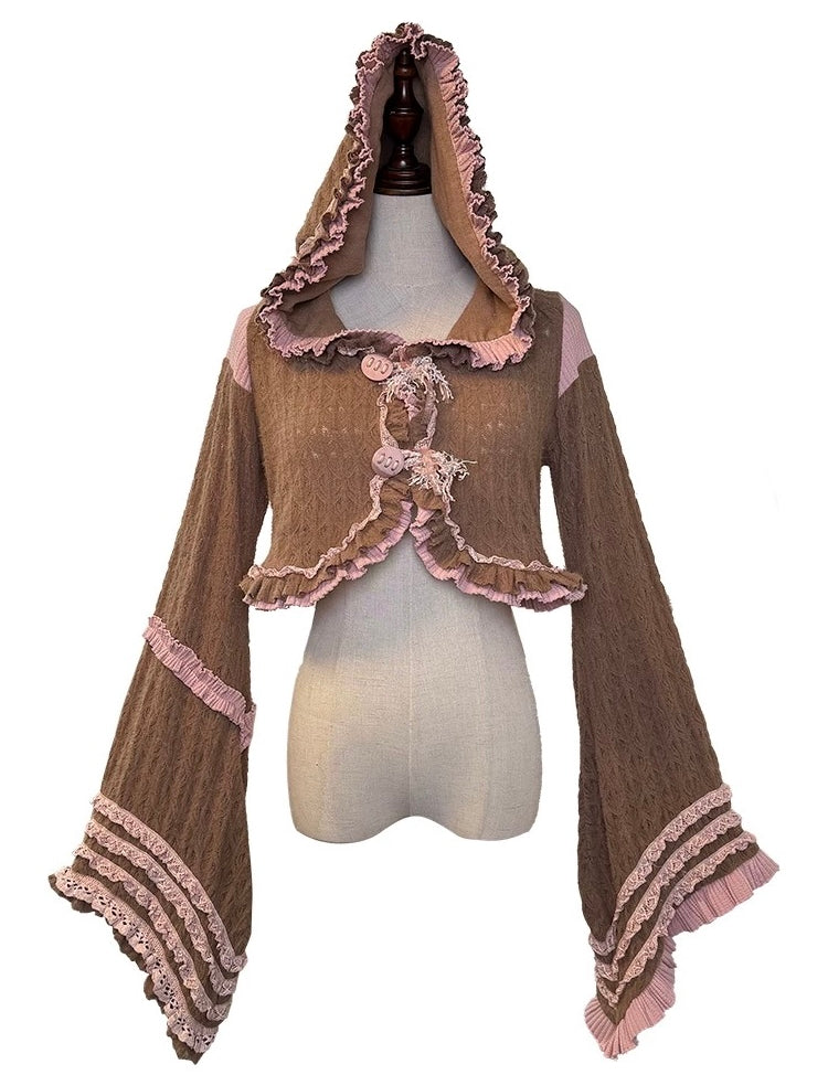 Rose Island Witches’ Tea Party Neapolitan Knit Cardigan