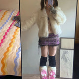 Get trendy with [Customized Handmade] Odd Fellow Autumn Color hand knitted bikini top and skirt -  available at Peiliee Shop. Grab yours for $58.80 today!