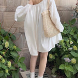 Riberry Lazy Days Soft Comfy Oversized Mini Dress