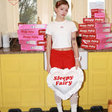 Sleepy Fairy LOVE ME Heart Crop Tee