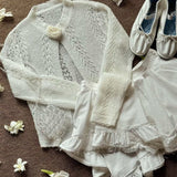 Get trendy with [Pacific Position] My Heart Is Full Of Dreams - Alpaca And Wool Sweater Set Christmas - Cardigan available at Peiliee Shop. Grab yours for $65 today!