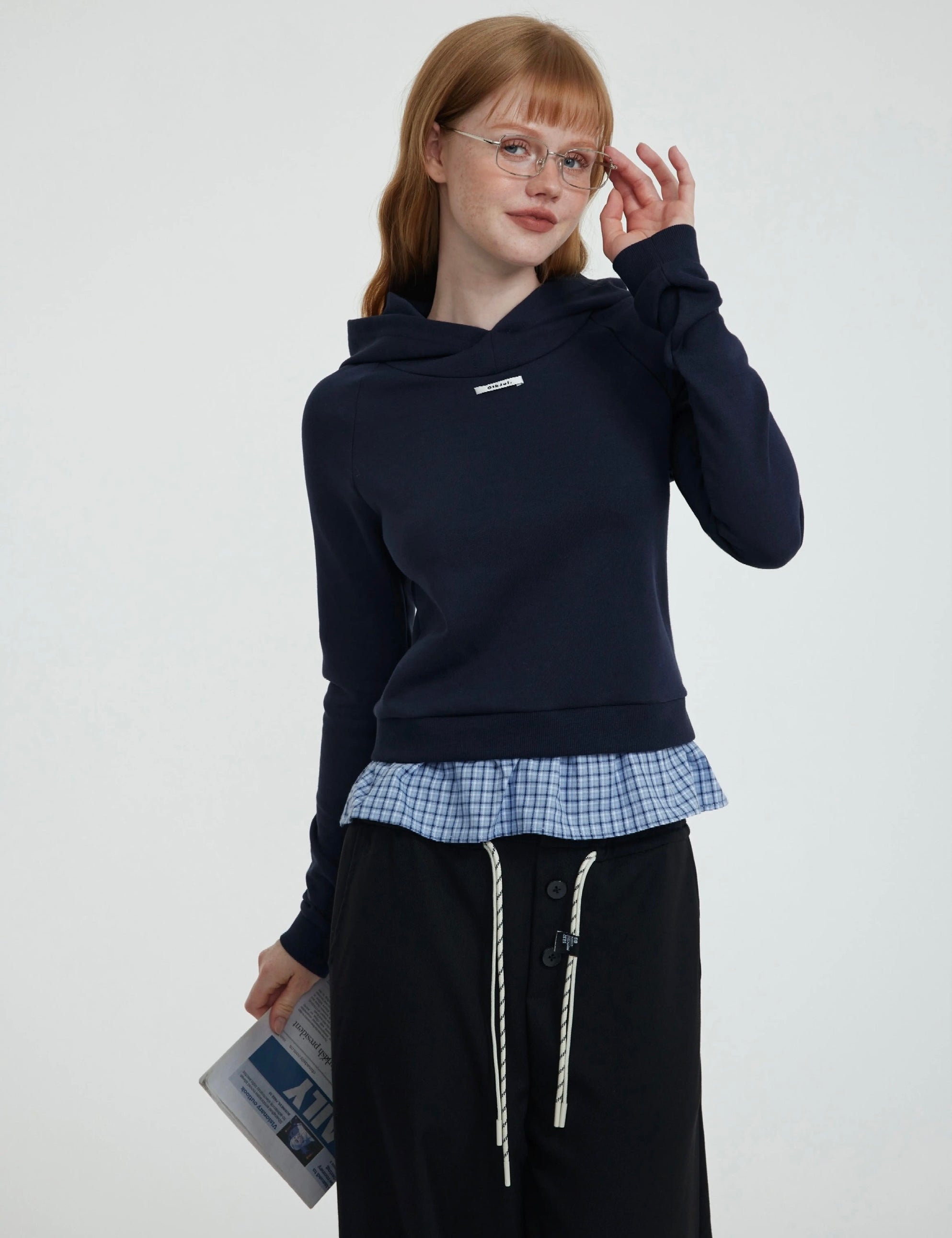 Get trendy with [Customizable] Classic Campus Cutie 2 in 1 Hoodie -  available at Peiliee Shop. Grab yours for $45 today!