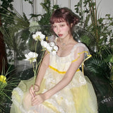 [August Unicron] Floral Lullaby Handmade Maxi Dress