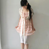 SicAstra Flower Diary Petal Cloud Babydoll Dress