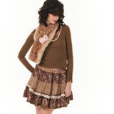 Rose Island Forest Rose Mini Skirt