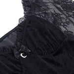 Get trendy with My Gothic Soul Lace Mini Dress -  available at Peiliee Shop. Grab yours for $25 today!