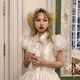 Get trendy with [August Unicorn] Wedding Birthday Cake Dress - Dresses available at Peiliee Shop. Grab yours for $268 today!