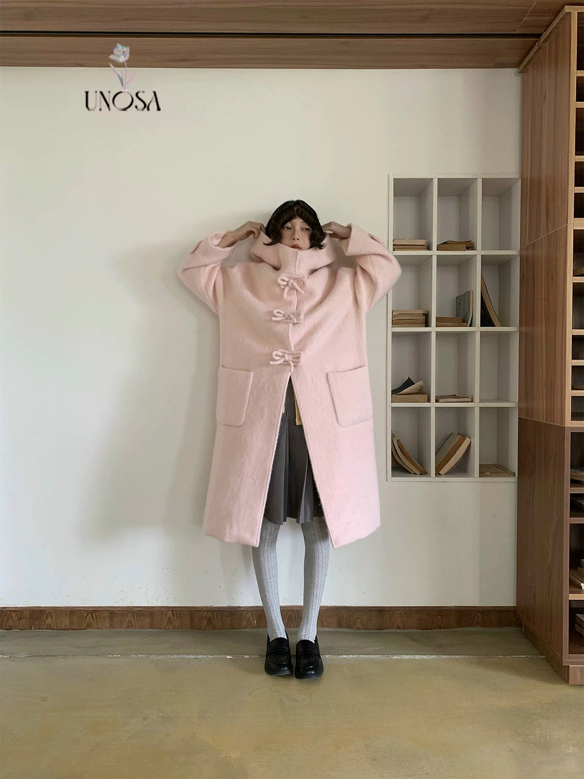 Get trendy with [UNOSA] In The Mood For Love Wool Coat - Coats & Jackets available at Peiliee Shop. Grab yours for $169 today!