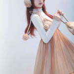 Get trendy with [Rose Island] Fairy Spirit Little Deer in flower field faux fur earmuffs ear warmer -  available at Peiliee Shop. Grab yours for $16.80 today!