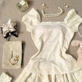 SheepKiss Vanilla Girl Rose Pattern Set