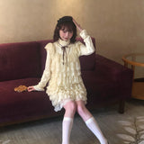 Rose Candy · Vanilla Mousse Lace Dress