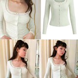 MineBeThyVers Mint Layered 2 in 1 Knit Top