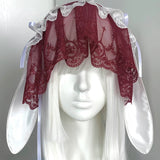 Get trendy with Wine Version Handmade Bunny Hat Headband -  available at Peiliee Shop. Grab yours for $21.90 today!