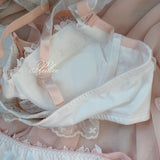 Rose Garden Floral Lace Bra Pantie Set Size fr 70B to 90E