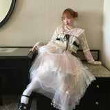 August Unicorn Antique Fairy Lace Tulle Skirt