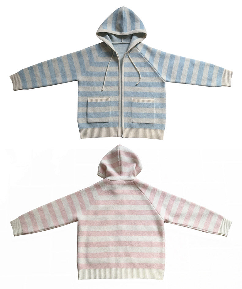 Get trendy with Pastel Cloud Knitting Hoodie Cardigan - Sweater available at Peiliee Shop. Grab yours for $39.90 today!