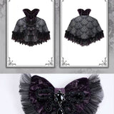 Blood Supply The Last Gift Of The Dead mourning cloak Victorian gothic cape
