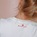 Sleepy Fairy LOVE ME Heart Crop Tee