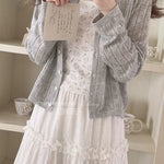 Get trendy with School girls daily knitted cardigan - Sweater available at Peiliee Shop. Grab yours for $23 today!