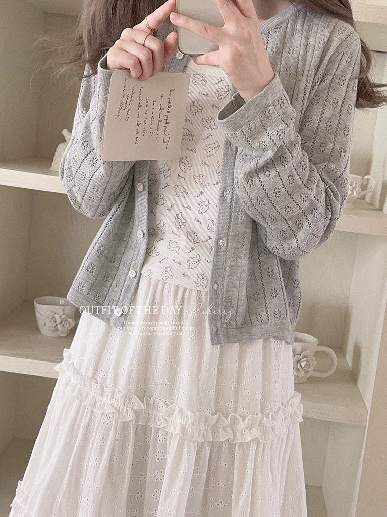 Get trendy with School girls daily knitted cardigan - Sweater available at Peiliee Shop. Grab yours for $23 today!