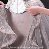 Blood Supply Open-front Lace Mesh Hem For Moonlight Spirit Underbreast Corset and Floral Elf Corset