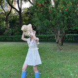 Get trendy with [SALE] Polka Candy floral mini dress - Dresses available at Peiliee Shop. Grab yours for $28 today!