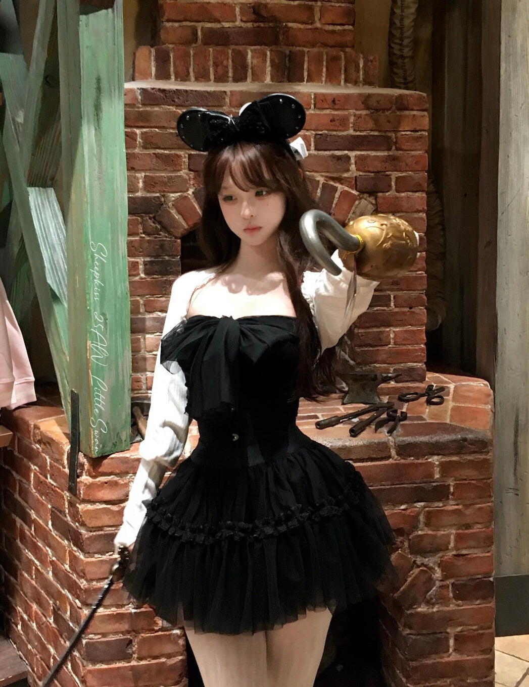 SheepKiss Swan Lake Mini Tulle Skirt