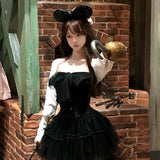 SheepKiss Swan Lake Mini Tulle Skirt