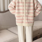 Get trendy with Pastel Cloud Knitting Hoodie Cardigan - Sweater available at Peiliee Shop. Grab yours for $39.90 today!