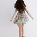 Rose Island Fairy Relic Forest Waltz Halter Top and Skirt Set