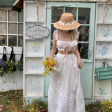 [Tailor Made] Garden Muse Handmade Cotton Bralette Skirt Set