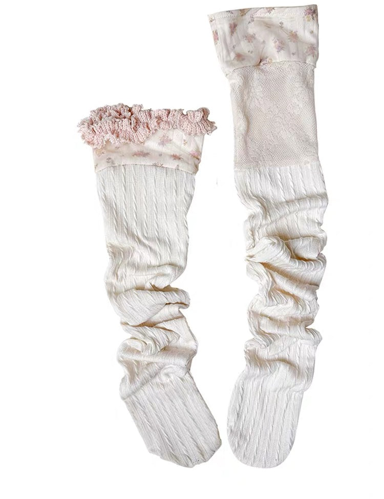Rose Island Rose Letter Leg Warmers