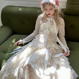 Get trendy with [August Unicorn] Wedding Lace Cake  Skirt - Dresses available at Peiliee Shop. Grab yours for $129 today!