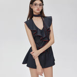 Get trendy with [Oth 24AW] Campus Chic My First Suit Mini Dress - Dress available at Peiliee Shop. Grab yours for $49.90 today!