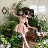 Fa Sogno Ballet Heart Low Back Mini Dress