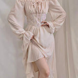 [Sale No Return] Aguo Princess Dairy Midi Dress